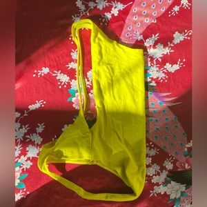 Lime Green Thong Bodysuit